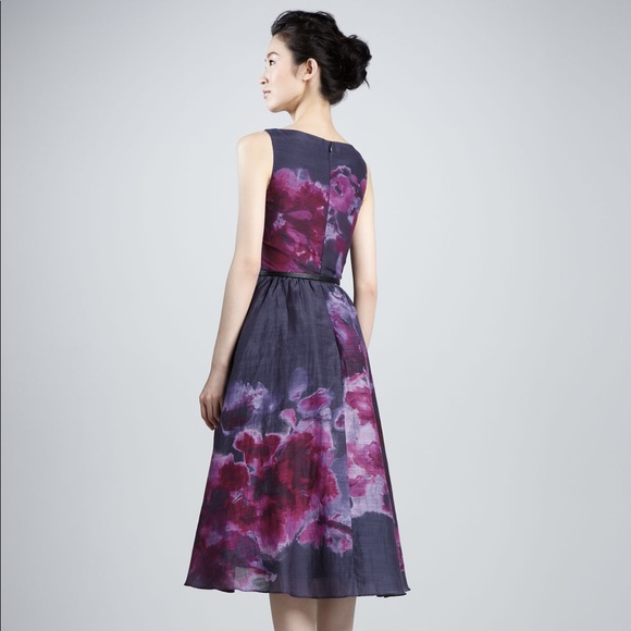Neiman Marcus Lela Rose Target Watercolor Dress - Picture 2 of 5
